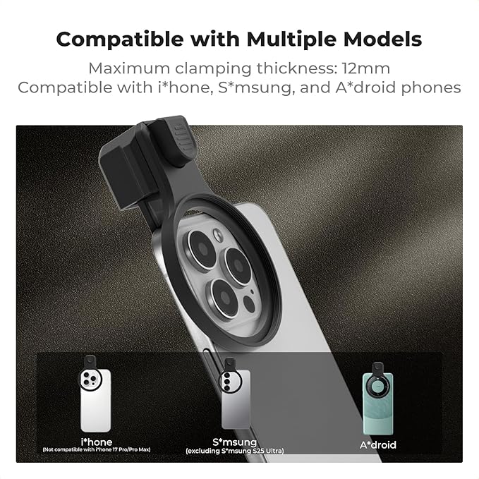K&F CONCEPT 58mm Press-on CPL Phone Lens Filter Kit, Polarizing Filter - Image 6