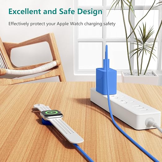 Upgraded Apple Watch Charger, Magnetic Fast Charger, USB C Charger Block Plug - Image 2