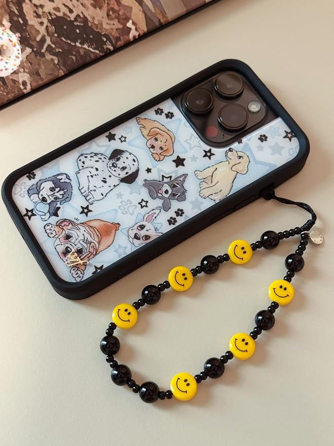 Drawwind Phone Charm Beaded Wristlet Strap Universal Cell Phone Lanyard Cute - Image 2