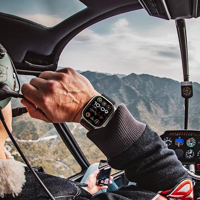 Stretchy Band Compatible with Apple Watch Bands Ultra 3/2/1 49mm 46mm 45mm 44mm - Image 6