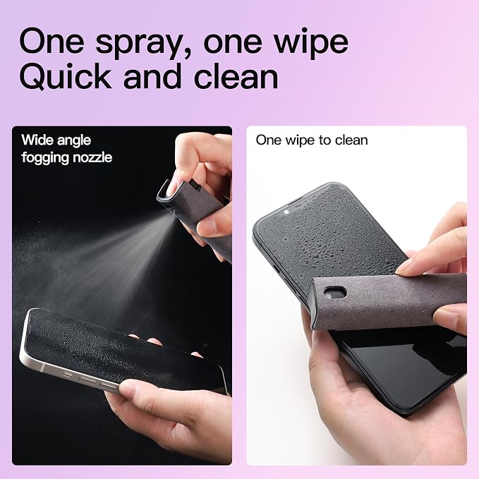 CUIUD Screen Cleaner Kit, Two in One Screen Cleaner Spray and Wipe, Touchscreen - Image 4