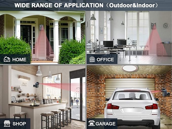 1/2 Mile Long Range Wireless Driveway Alarm Outdoor Weather Resistant Motion - Image 3