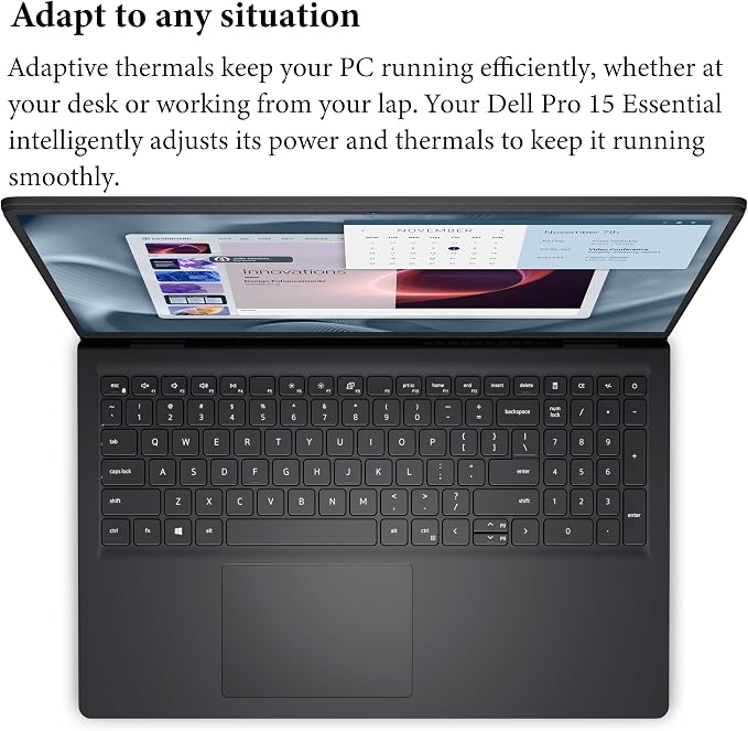 Dell Pro 15 Business Laptop, Intel Core i7-1355U, 32GB DDR5 1TB SSD | High Efficiency Office Notebook, Multi-Tasking, All-Day Battery Power, WiFi 6, Portable, FHD 120Hz Display - Image 5