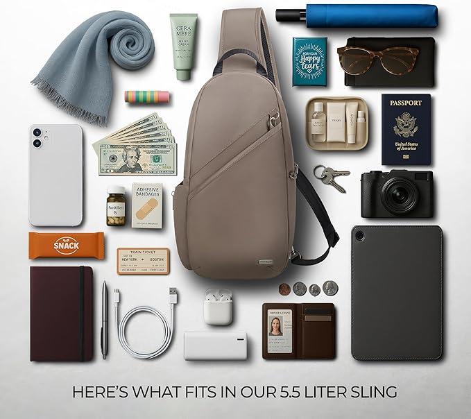 Travelon Anti-Theft Classic Sling Bag - Image 6