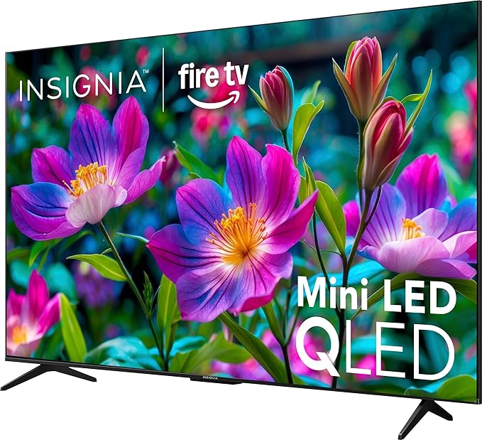 Insignia 55" Class F70 Series 4K UHD HDR QLED Mini-LED Smart Fire TV, Voice Remote with Alexa, Stream Live TV Without Cable - Image 3