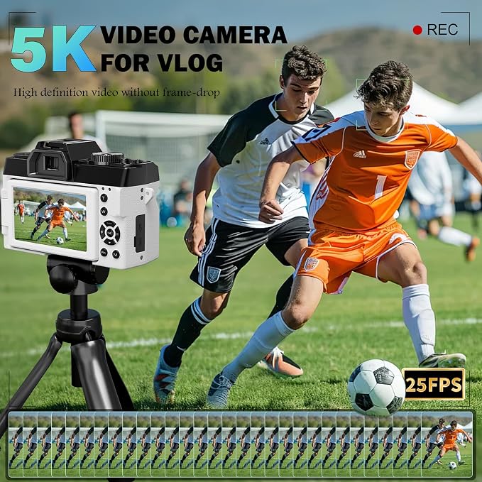 True 5K Digital Camera for Photography, Autofocus & Anti-Shake, 16X Zoom - Image 3