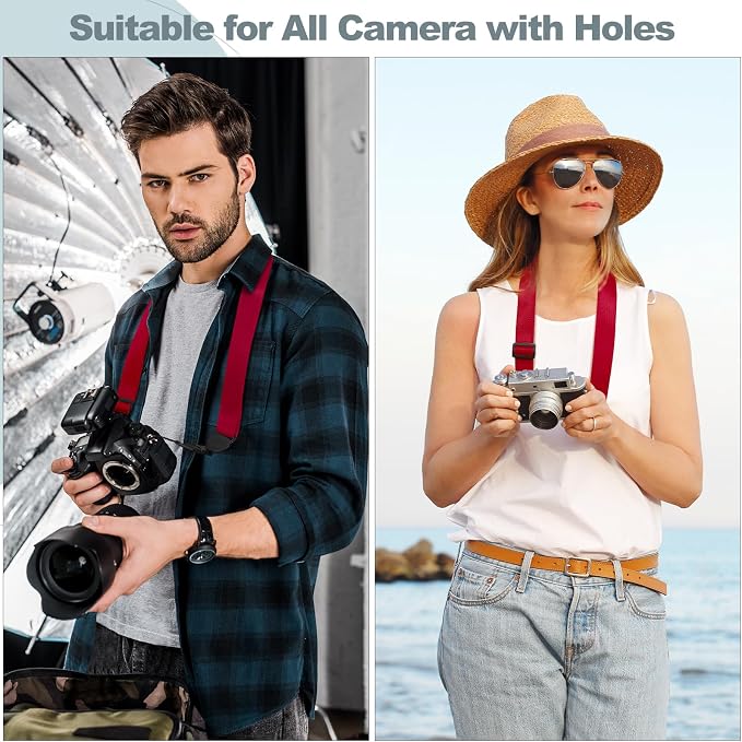Adjustable Shoulder Strap, Comfortable Camera Strap, Neck Lanyard - Image 3
