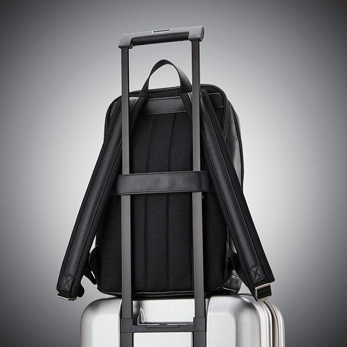 Samsonite Classic Leather Slim Backpack - Image 7