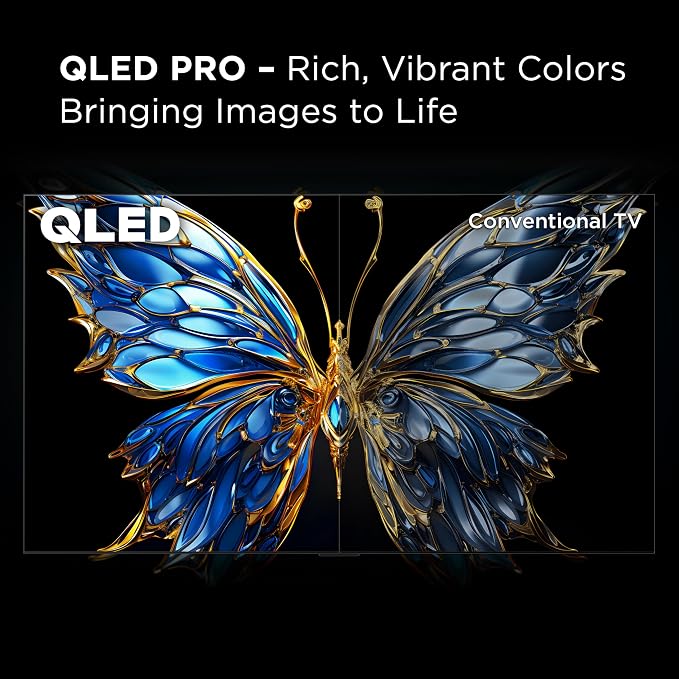 TCL 55-Inch Q65 QLED 4K UHD Smart TV with Google TV (55Q651G, 2024 Model) Dolby Vision, Dolby Atmos, HDR Pro+, Game Accelerator Enhanced Gaming, Voice Remote, Works with Alexa, Streaming Television - Image 3