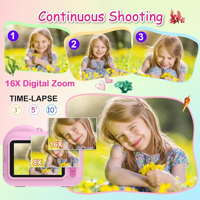 Kids Camera Instant Print, 3.5 Inch Screen Kids Digital Camera Instant - Image 5