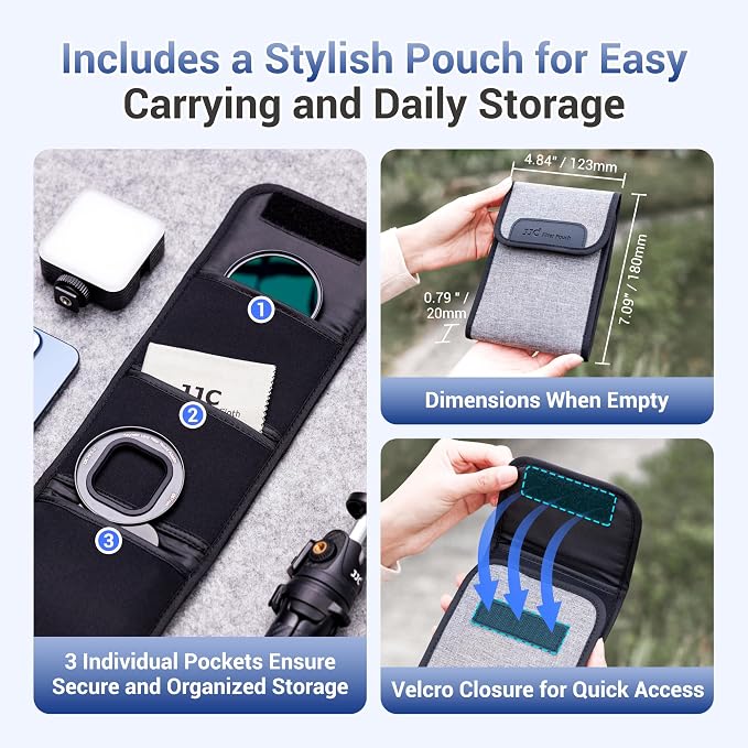 67mm CPL Filter, Lens Filter Adapter Pouch Set - Image 2