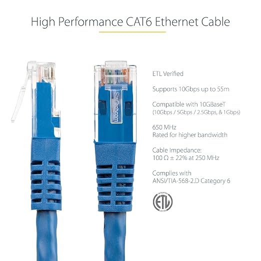 StarTech 4ft CAT6 Ethernet Cable - Image 2