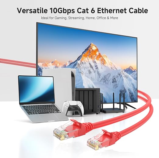 Cable Matters 10Gbps Snagless Cat 6 Ethernet Cable - 50ft - Image 2