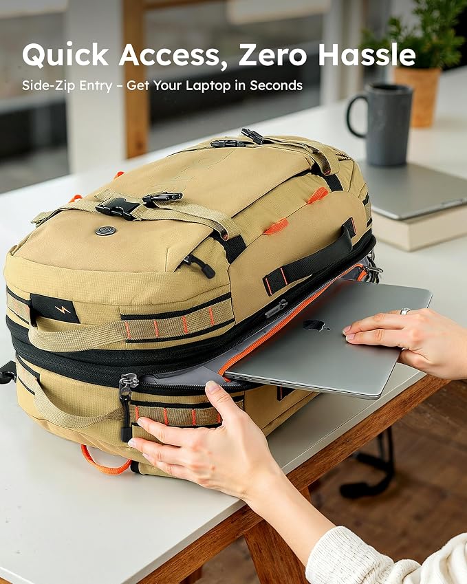 Tolaccea Travel Backpack for Men Women, 40L-50L Carry On Backpack - Image 8