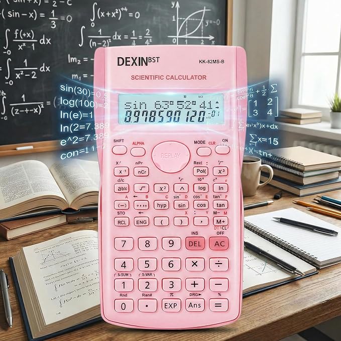 24 Pack Scientific Calculators, 2 Line Engineering Large Display Scientific - Image 3