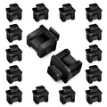 SFP SFP+ XFP Dust Covers Caps Suitable by OPSTRAN