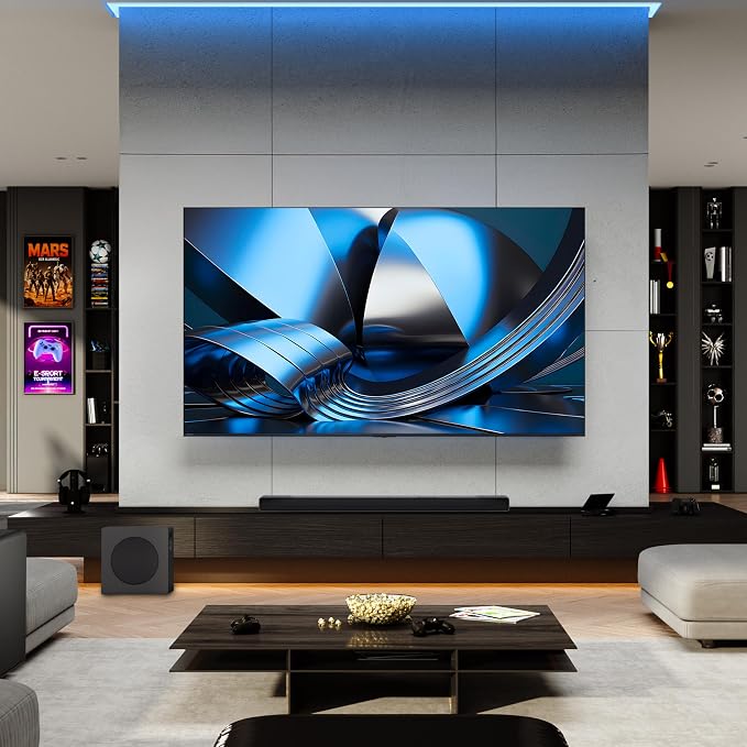 Hisense 100" U6 Pro Series Mini‑LED ULED 4K UHD HDR Gaming AI Smart Fire TV (100U6SF Pro, 2026 New) – Hi-QLED, Native 144Hz, Motion Rate 480, Dolby Vision IQ · Atmos, HDR10+, Glare-Free, Alexa+ - Image 21