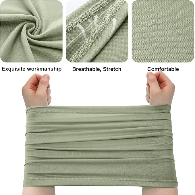 Geyoga 6 Pieces Summer UV Protection Cooling Neck Gaiter Face Clothing Neck - Image 3