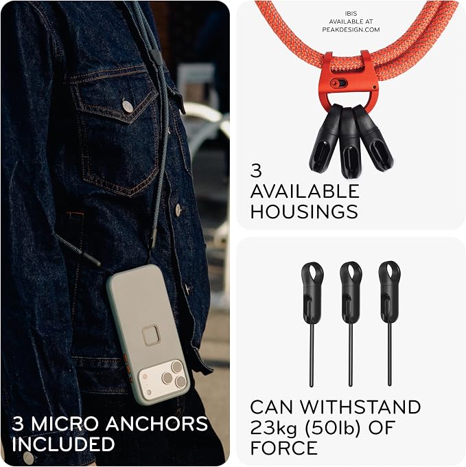Peak Design Mobile Crossbody Multi-Strap, Adjustable Quick-Connect Phone & Gear - Image 5