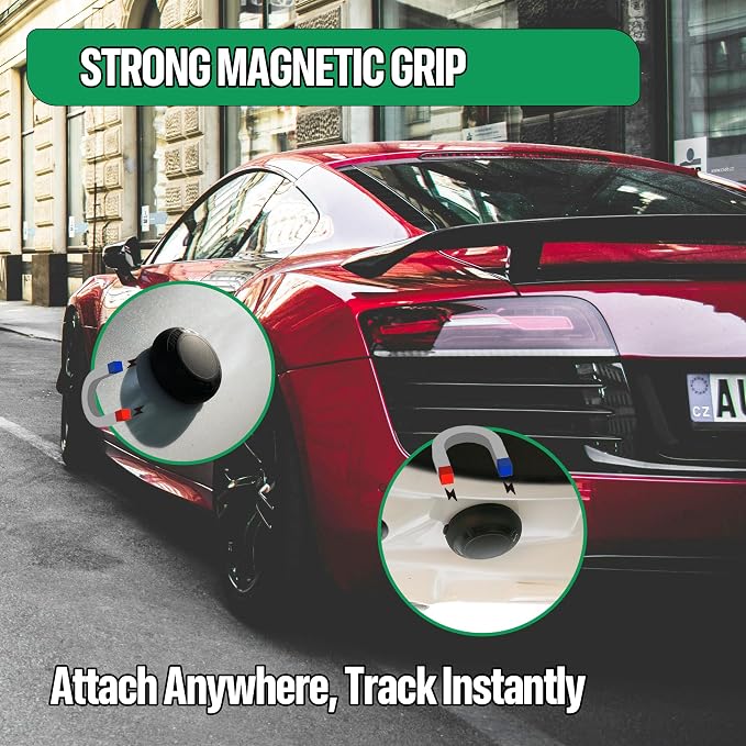Magnetic Hidden GPS Tracker for Vehicles – 365 Days Battery Life, No - Image 4
