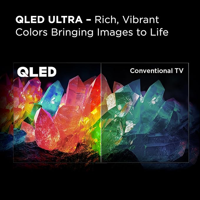 TCL 98-Inch QM85 QLED 4K Smart QD-Mini LED TV with Google TV (98QM851G, 2024 Model) Dolby Vision IQ HDR, Dolby Atmos, Game Accelerator up to 240Hz, Voice Remote, Works with Alexa, Streaming Television - Image 9