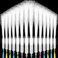 SHQDD 24 PCS White LED Fiber Optic Wands, Wedding & Party Supplies, Glow & by SHQDD