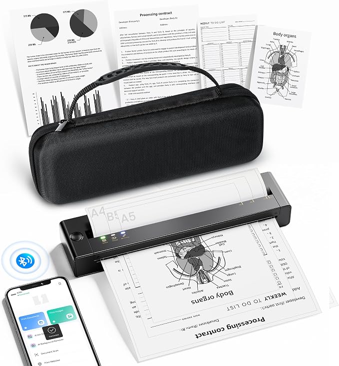 TATTMUSE Portable Printer Wireless by TATTMUSE