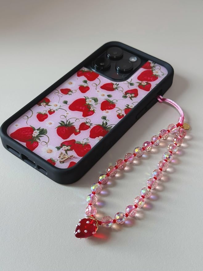 Drawwind Phone Charm Beaded Wristlet Strap Universal Cell Phone Lanyard Cute - Image 2