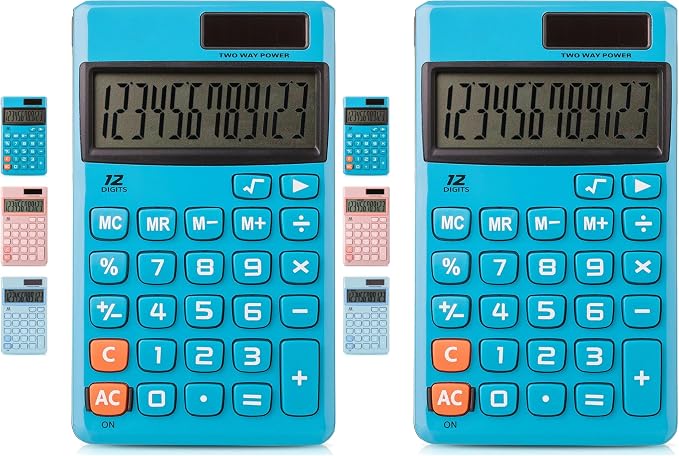 Mr. Pen- Standard Function Calculator, 12 Digits, Solar Calculator, Basic by MrPen