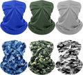 Geyoga 6 Pieces Summer UV Protection Cooling Neck Gaiter Face Clothing Neck by Geyoga