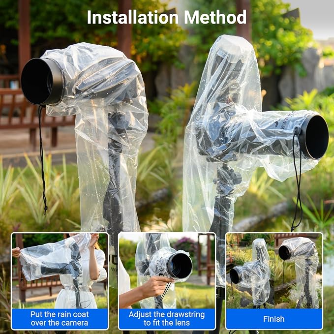 1+1 Camera Rain Cover Without/with Flash - Image 5