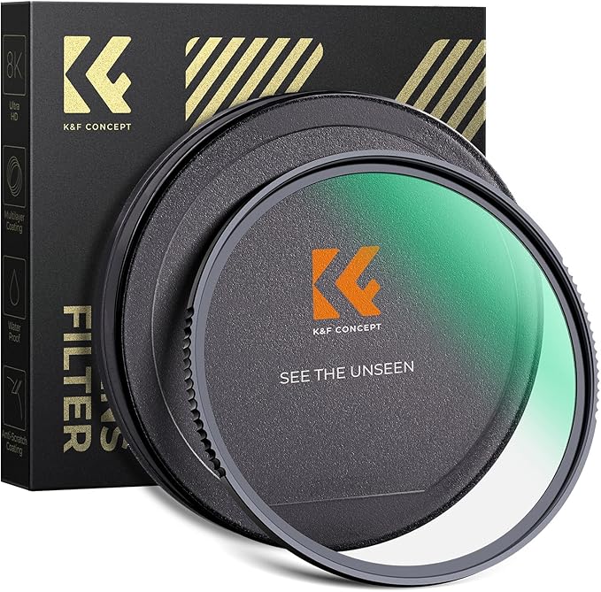 K&F CONCEPT 82mm MC UV Protection Filter Shockproof Tempered Optical Glass by KFCONCEPT
