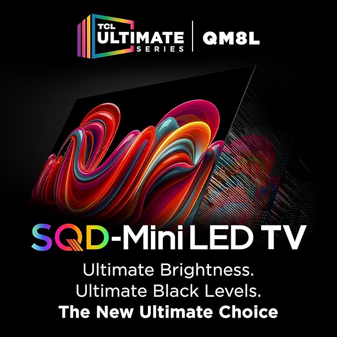 TCL 75 Inch Class QM8L Series | SQD-Mini-LED QLED Smart TV | 75QM8L, 2026 Model | 144Hz | Ultimate Color Brightness & Contrast | Google AI Bang & Olufsen | Voice Control Gaming Streaming Television - Image 5