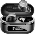 TOZO NC9 Hybrid Active Noise Cancelling Wireless Earbuds, 60H, LED Display | 6 Mic ENC Clear Calls, Deep Bass Sound, IPX8, in Ear Bluetooth 5.3 Headphones,32 EQs via APP, Comfort Fit Ear Buds, Black by TOZO