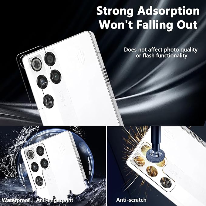3+2 Pack for ZTE Nubia RedMagic 11 Pro/11 Pro+ 5G Screen Protector, Tempered - Image 5