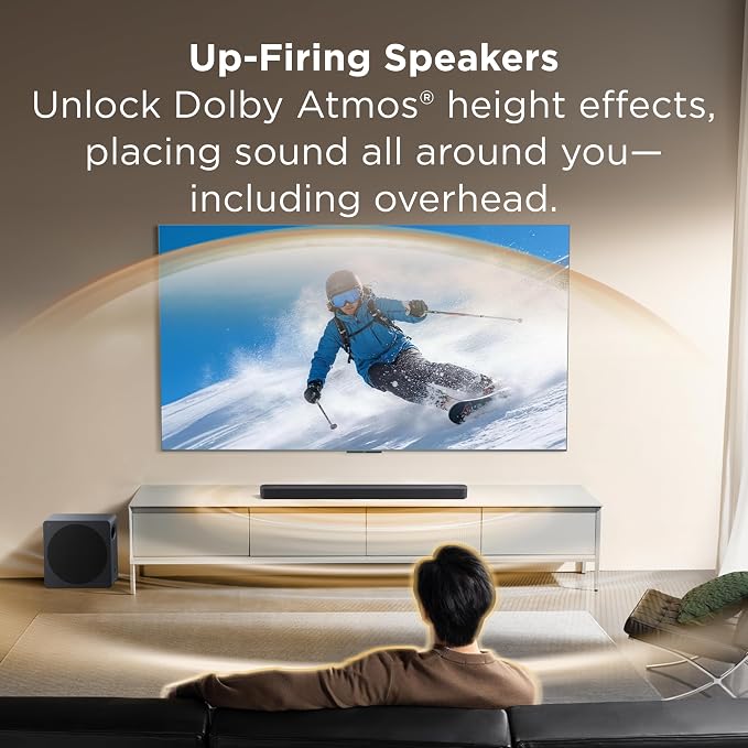 TCL Design Series Bang & Olufsen A65K | 3.1 Sound Bar with Wireless Subwoofer for Smart TV | Ultra Slim Dolby Atmos DTS:X AI Calibration | 460W Bluetooth Home Theater Audio System | 2026 Model - Image 7