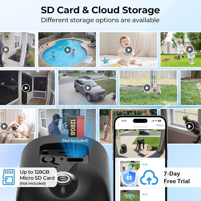 Security Cameras Wireless Outdoor 2K Solar Powered WiFi Cameras - Image 6
