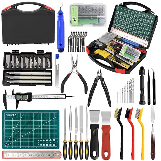 3D Printer Tool Kit, Removal Tools, Digital Caliper, Cutting Mat, Carrying Case by OFNMY