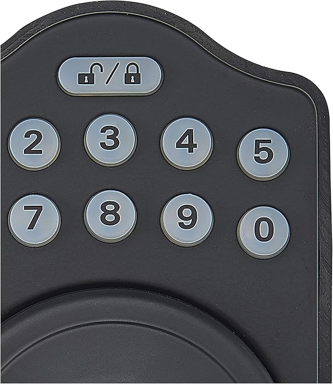 Amazon Basics Traditional Electronic Keypad, Keyless Entry Door Lock Deadbolt - Image 4