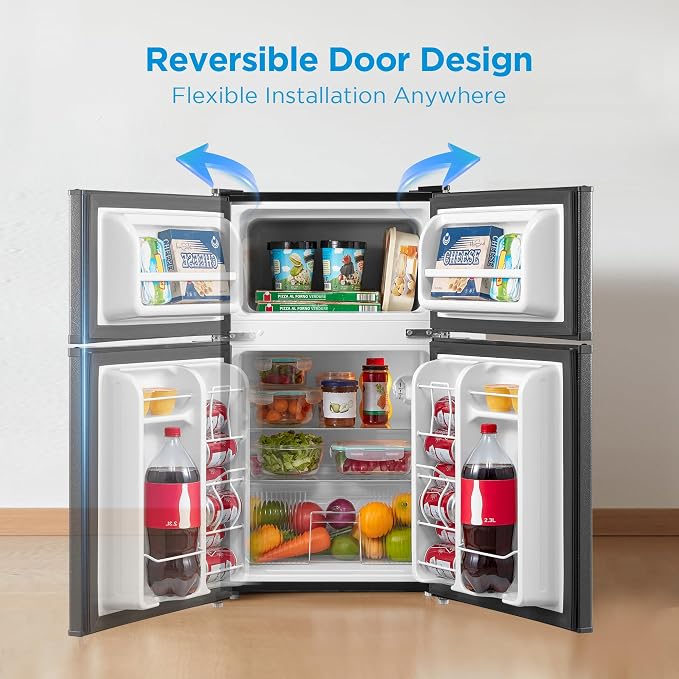 Midea 3.1 Cu.ft Mini Fridge with Freezer, Energy Star Certified, for Dorm - Image 6