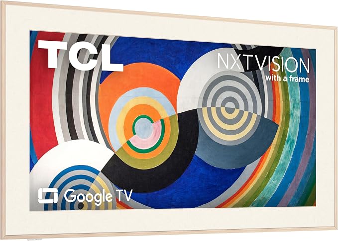 TCL 85 Inch Class NXTVISION Series Picture Frame Art TV | 85A300W, Latest Model | QLED 4K HDR Smart Google TV | 120HZ Dolby Atmos Audio | Alexa Google Apple Streaming Television | Easy Install - Image 12