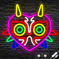 Majora's Mask Neon Sign, Zelda Gaming Neon Sign by EtherealLomoer