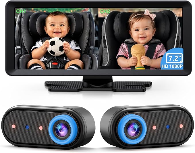LUCKVIEW BM5PRO 7.2" 1080P HD Baby Car Camera by Luckview