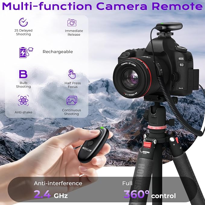 for Nikon Camera Rechargeable Remote Shutter Release - Image 2