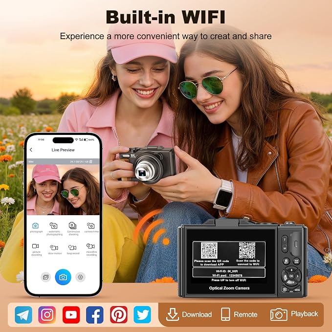5K Digital Camera, 80MP HD Digital Camera - Image 5