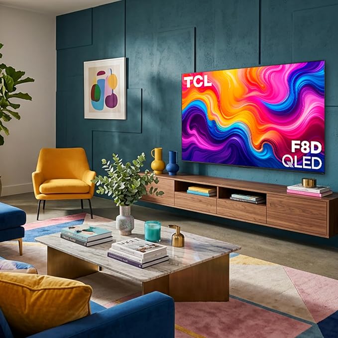 TCL 65-Inch F8D Series 4K QLED (65F8D, 2026 Model) with Dolby Vision HDR & Dolby Atmos Smart TV with Fire TV, Alexa+, 144Hz Refresh Rate, High Brightness LED Backlight - Image 3