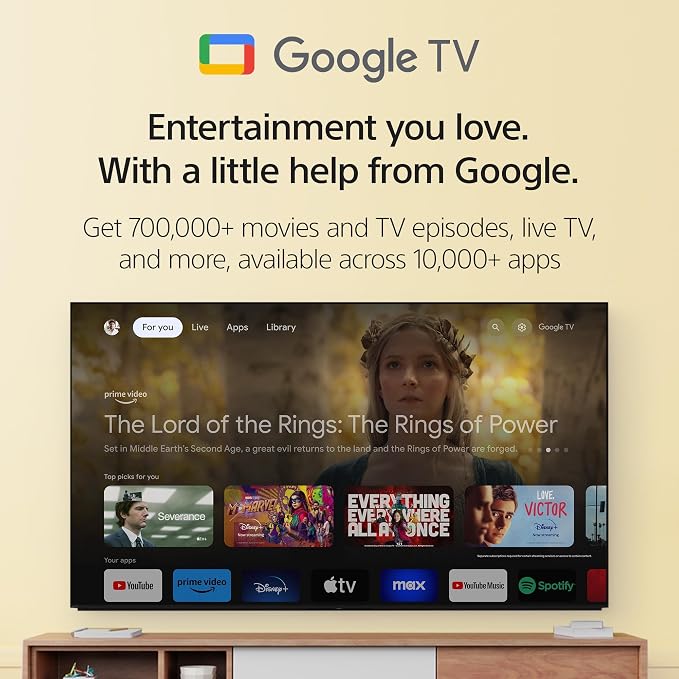 Sony (Refurbished) 48 Inch 4K Ultra HD TV A90K Series: BRAVIA XR OLED Smart Google TV with Dolby Vision HDR and Exclusive Features for The Playstation® 5 XR48A90K- 2022 Model (Renewed) - Image 8