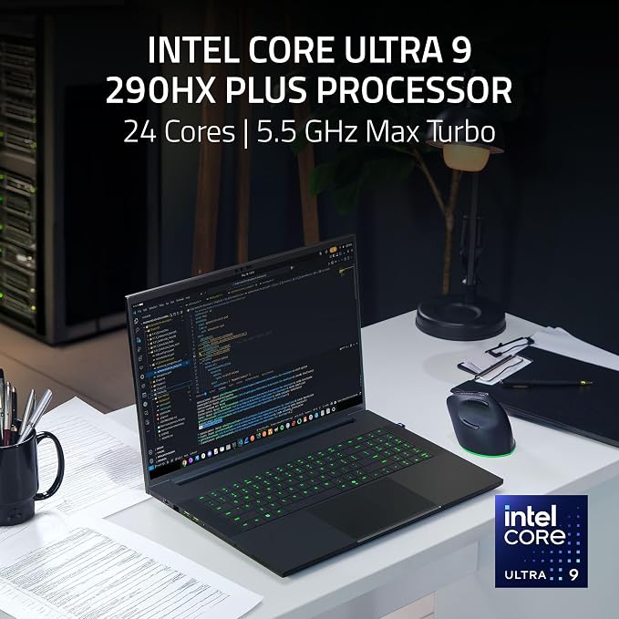 Razer Blade 18 (2026) Gaming Laptop, RTX 5090, 32GB DDR5, 2TB, Black | Intel Ultra 9 290HX, 18" UHD+ 240Hz / FHD+ 440Hz Dual Mode Display, Wi-Fi 7, TB5, Upgradeable Memory, Windows 11 - Image 3