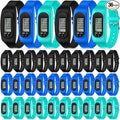 Geyoga Pedometer for Walking Steps and Miles Pedometer Watch Silicone Steps by Geyoga
