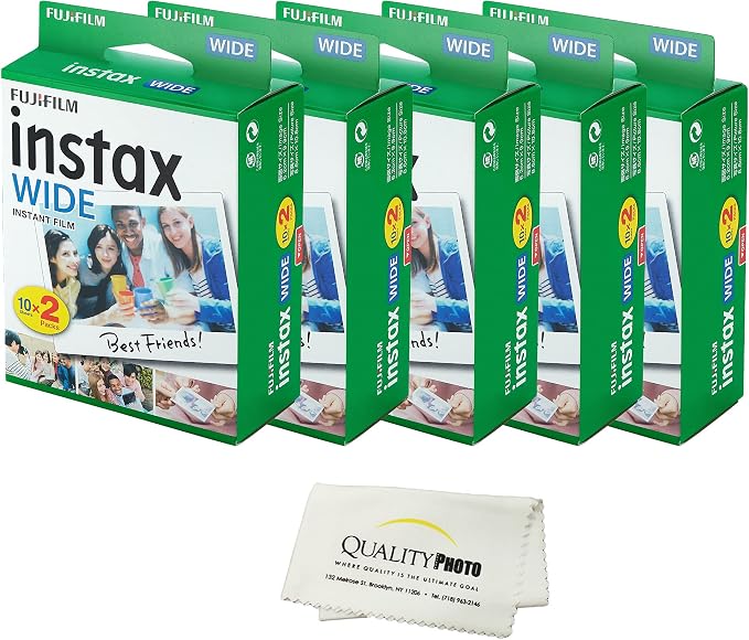 Fujifilm Instax Wide Instant Film Photo Microfiber Cloth – Compatible by FUJIFILM